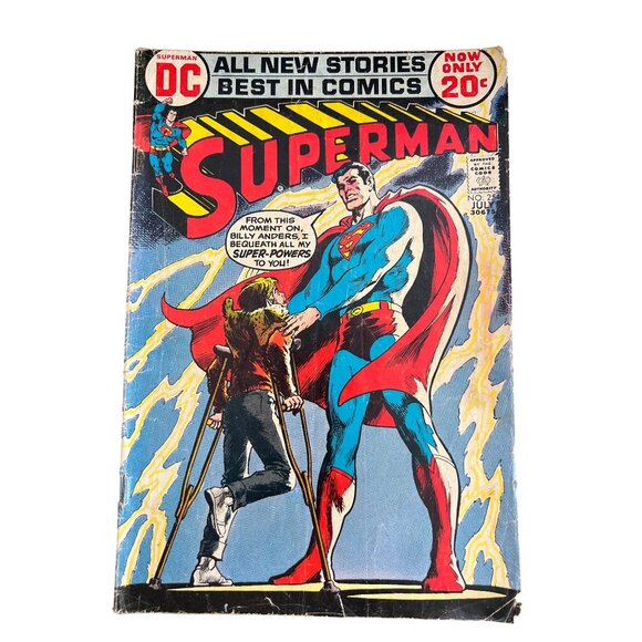 DC Comics Superman Comic Book #254 July 1972 Edition Vintage Collectible Boarded - Picture 1 of 8